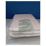 Bagnizer Storage Bins Large Fabric Storage Baskets for Shelves 3 Pack, Decorative Linen Closet Baskets with Handles for Organizing, Shelf, Clothes, Home, Office, 15x11x9.5Inches (Beige&White)