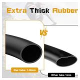 ONLY ONE MAKELEN 1Pcs 700x28C/32C Bike Tubes, 48mm AV Schrader Valve, 700C Bike Tire Tube for Road Bike