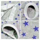 Dogâs Recovery Suit Post Surgery Shirt for Puppy, Wound Protective Clothes for Little Animals(Grey Stars-s)