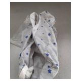 Dogâs Recovery Suit Post Surgery Shirt for Puppy, Wound Protective Clothes for Little Animals(Grey Stars-s)