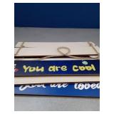 JEVUVU Outer Space Room Decor for Teen Boys Aesthetic, Cool Bedroom Wall Decor for Baby Boy, Navy Blue Kids Wall Art Signs, Fun Stuff Black Decorations for Nursery Bed Room Dorm Classroom Bathroom