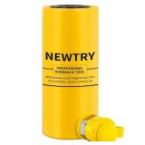 NEWTRY 10 ton Hydraulic Cylinder Long Jack 4â Stroke Porta Power Ram Jack Lifting Cylinder Retract Automatically for Shipbuilding Bridge Construction