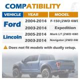 dynofit 6x135 Wheel Spacers for 2004-2014 F150, 1.5 inch(38mm) Thick 87.1mm Hub Bore M14x2.0 Thread Forged Hubcentric 6 Lug Spacers for F-150 Expedition Navigator 2003-2014, Set of 4Pcs