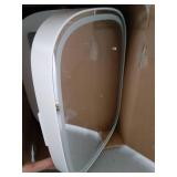 LIGIANT DF01A Skincare Fridge, With 3-Level Dimmable LED Light Mirror, Low Noise 4L Makeup Fridge for Skincare, Cooler & Warmer, Portable Design for Multiple Uses - Bedroom, Office, and Car