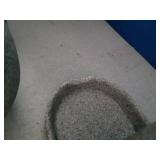 (Chip in Tray) Bathroom Accessory Set, 6PCS Gray Bathroom Accessories - Soap Dish, Lotion Dispenser, Toothbrush Holder, Mouthwash Cup, Tray, Cotton Ball Jar, Aesthetic Decor Bathroom Sets