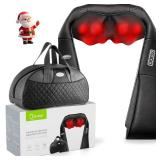 cotsoco Shiatsu Back Neck and Shoulder Massager with Heat,Deep Tissue 3D Kneading Pillow, Electric Full Body Massager for Legs,Foot,Body Muscle Pain Relief,Gifts for Mom Dad