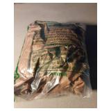 misaya Round Fitted Tablecloth with Elastic Edge, 100% Waterproof Oil Proof Plastic Table Cover, Vinyl Flannel Backed Tablecloth Fits 36\"-44\" Round Tables for Dinner, Outdoor, Picnic, Oak Wooden Gra