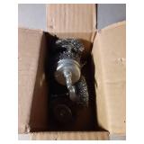 6PCS Professional Wire Wheel Brush Set, Carbon Steel Cup Wire Brush for Drill with 1/4 Inch Hex Shank, Wire Brushes Drill Attachments for Cleaning Rust Removal, Corrosion & Scrub Surfaces, Drill Brush