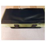 Sweetude 16 Pcs Reusable Gift Bags with Handles Non Woven Reusable Goodie Gift Tote Bags for Shopping Retail Grocery Wedding Birthday Holiday Party Favor(Black Gold,12 x 4.7 x 11 Inch)