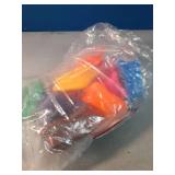 Climbing Rock Set, 10pcs Assorted Color Climbing Children Hand Feet Holds, Plastic Climbing-Wall Grips, for Kids Indoor Outdoor Playground Backyard Toys, with Screws (Without Screws)