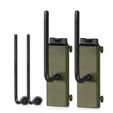 Savior Equipment Wall Rack System Angle Adjustable Pistol Barrel Holder Attachment Handgun Revolver Wall Mount Hanger, Green