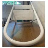 2-Step Steel Folding Utility Ladder – White