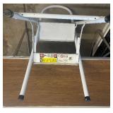 2-Step Steel Folding Utility Ladder – White