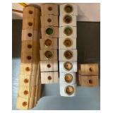 Hand-Crafted Wooden Angel Candle Holders (Singles)