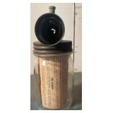 Vintage Insulators, Kerr Mason Jar w/Sprayer Attachment & Smudge Pot/Highway Torch