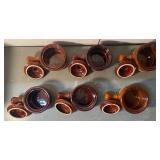 Set of 6 Vintage Stoneware Soup/Chili Crocks with Lids