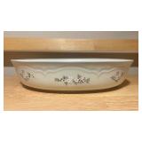Pfalzgraff Stoneware "Heirloom" Oval Baking Dish, 2 Vegetable/Serving Bowls & Salt & Pepper Shakers