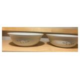 Pfalzgraff Stoneware "Heirloom" Oval Baking Dish, 2 Vegetable/Serving Bowls & Salt & Pepper Shakers