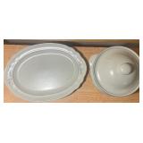 Pfalzgraff Stoneware "Heirloom" Serving Platter and 2 QT Casserole Dish