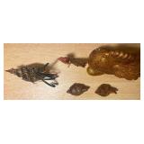 Mixed Rooster & Chicken Decor Lot – Straw Craft, Ceramic & Resin