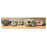 Mixed Rooster & Hen Figurine Lot – Ceramic & Resin