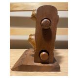 Vintage Rooster Décor Collection + Hand-Carved Wooden Bird Napkin Ring Holder