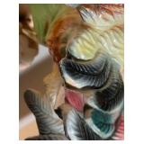 Vintage Ceramic Roosters & Hen Figurines – 4-Piece Mixed Set