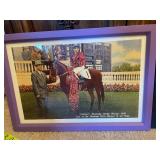 Vintage Horse Racing Prints – Citation & Florida Tracks – Framed