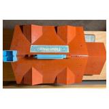 Vintage Fisher-Price Tudor Dollhouse w/ Garage, Furniture & Figures