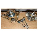 Vintage Ornate Silver-Plate Coffee Server & Serving Set