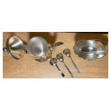 Vintage Ornate Silver-Plate Coffee Server & Serving Set