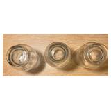 Pfaltzgraff “Heirloom” Glass Tumblers & Napkin Holder Set