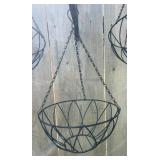 Set of 5 Metal Hanging Planter Baskets