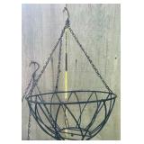 Set of 5 Metal Hanging Planter Baskets
