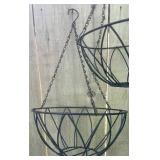 Set of 5 Metal Hanging Planter Baskets