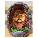 Religious Décor Lot – Last Supper Print, Cross Frames & Jesus Night Light