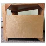 Corner Oak TV Cabinet / Entertainment Stand