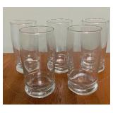 Set of 6 Clear Glass Tumblers