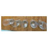 Set of 6 Clear Glass Tumblers