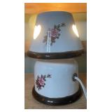 Handcrafted Rose Motif Ceramic Decor and Tea Set Pieces