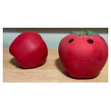 Country Apple Kitchen Décor Lot – Canister, Basket, Faux Apples, Candle Warmer & Accents