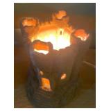 Coastal Shell & Sandcastle Decor Set – Nautical Ceramic Collection + Lighted Castle