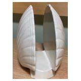 Coastal Shell & Sandcastle Decor Set – Nautical Ceramic Collection + Lighted Castle