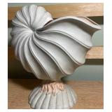 Coastal Shell & Sandcastle Decor Set – Nautical Ceramic Collection + Lighted Castle