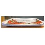 Fall & Thanksgiving Décor Lot – Cornucopia, Tray, Centerpiece Bowl & Napkins