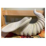 Fall Harvest Décor Lot – Carved Platter, Bowls & Pumpkins