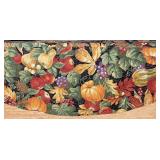 Fall Harvest Décor Lot – Carved Platter, Bowls & Pumpkins
