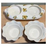 Sunflower & Floral Ceramic Home Décor Collection