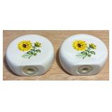 Sunflower & Floral Ceramic Home Décor Collection