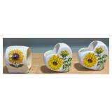 Sunflower & Floral Ceramic Home Décor Collection